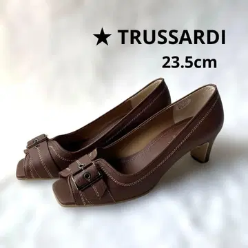[새상품급] TRUSSARDI 트루사르디 펌프스 오픈토 23.5cm