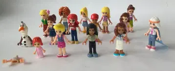 레고 프렌즈 미니 피규어 세트 올라프 키링 포함