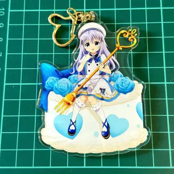 주문은 토끼입니까? BLOOM 주문토끼 치노 앉은 케이크 키링