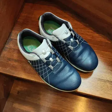 골프화 네이비/화이트 풋조이