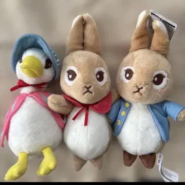 피터 래빗 봉제 인형 3개 세트