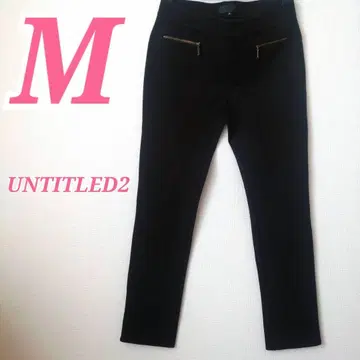 UNTITLED 언타이틀 블랙 스키니 팬츠 M 스트레치 타이트