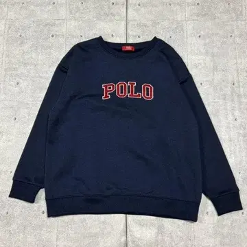 POLO BCS 펠트 자수 로고 센터 로고 맨투맨 폴로 BCS