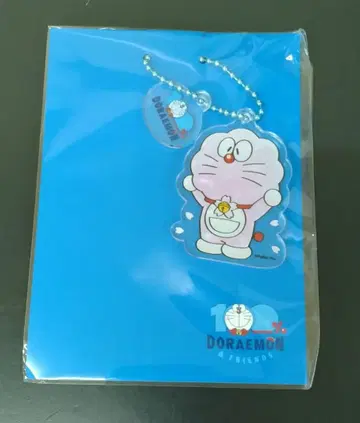 100% 도라에몽 & 프렌즈 벚꽃 아크릴 키링