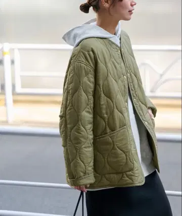 저널 스탠다드 리룸 MINI RIP 퀼팅 블루종 자켓