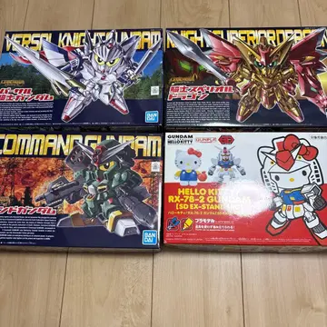 SD 건담 스페리얼 드래곤 버서커 나이트 커맨드 건담 등 4체