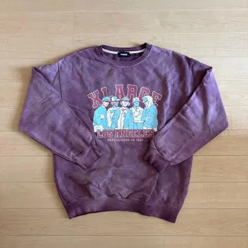 XLARGE 그래픽 프린트 맨투맨