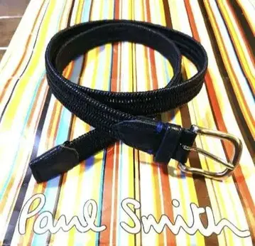폴스미스 천연 가죽 웨빙 벨트