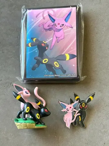 포켓몬 블래키 에브이 서플라이 피규어 핀 슬리브 해외판