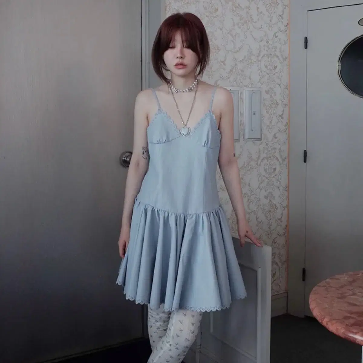 Freckle Made Puff Shoulder White Dress Onepiece #프레클,#프레클 