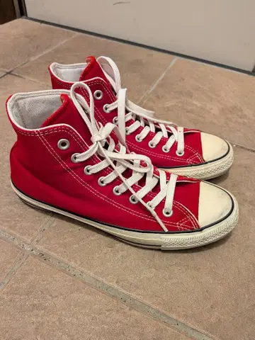Converse 하이컷 레드 26cm