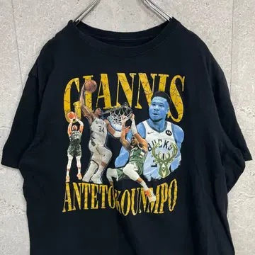 Fanatics NBA 밀워키 벅스 야니스 아데토쿤보 T셔츠