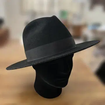 Override 블랙 펠트 햇 L 카와시마 타카히로