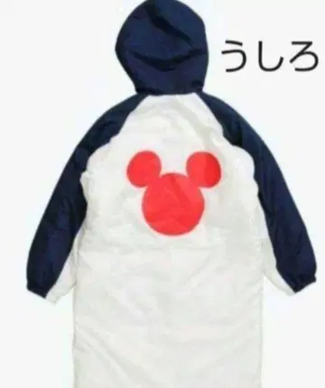 오늘만 가격 인하 디즈니 리조트 미키 벤치 코트 화이트