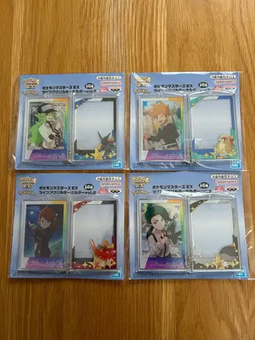 포켓몬 마스터즈 트윈 아크릴 키링 실버 치리 N 그린