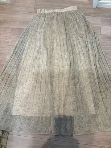 FRAY I.D 플리츠 스커트 사이즈 0 베이지