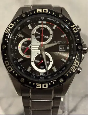 시티즌 에코 드라이브 티타늄 크로노그래프