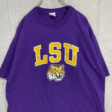 알스타일 어패럴 루이지애나 주립대학 칼리지 프린트 타이거 T셔츠 XL