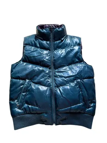 archive 다크 블루 나일론 다운 베스트 swag