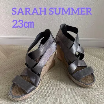 SARAH SUMMER 썸머 웨지솔 샌들 23cm 브론즈