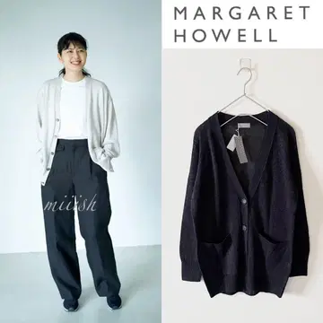 택 포함 새상품 2020 마가렛호웰 페이드 린넨 가디건 38,000엔