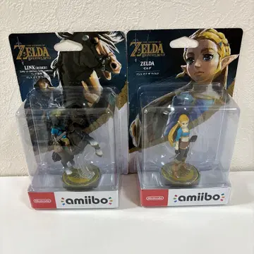 젤다의 전설 브레스 오브 더 와일드 amiibo 피규어 2체 세트