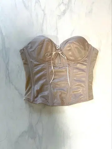 bloom luxe 브라이덜 뷔스티에 F70 베이지