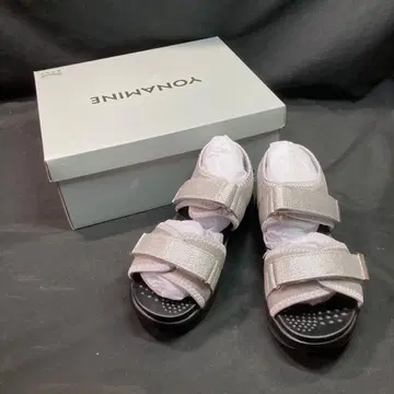 [ 미착용 새상품 ] 요나미네 토토노우 샌들 샤이니 실버 S 사이즈