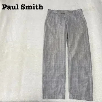 DO0078 [폴스미스] 슬랙스 팬츠 [XL] 체크 무늬 스트레이트