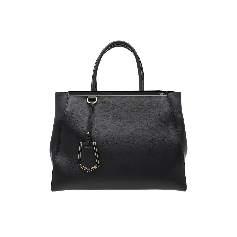 芬迪（Fendi）Peekaboo（图见包）中号手提包 黑色