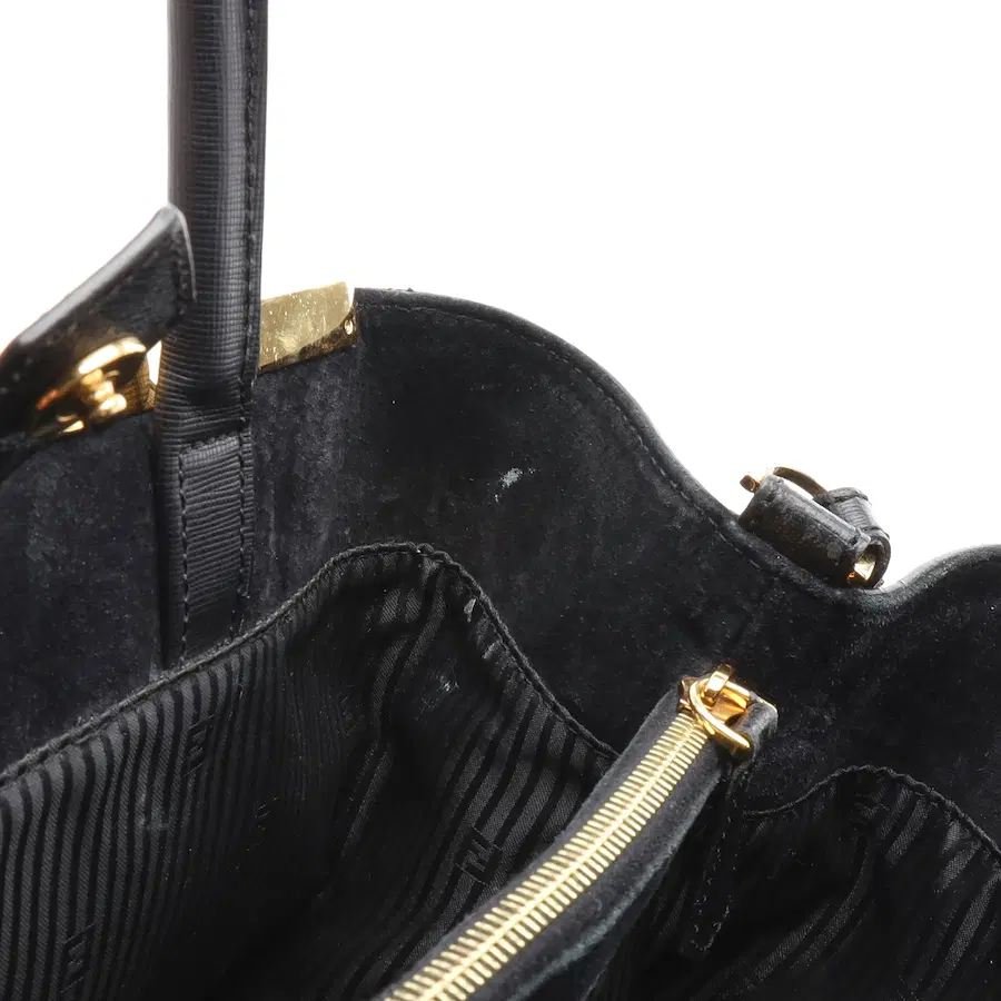 芬迪（Fendi）Peekaboo（图见包）中号手提包 黑色
