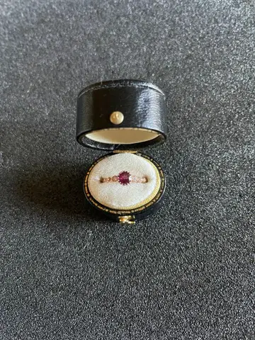 K10 루비 반지 9호