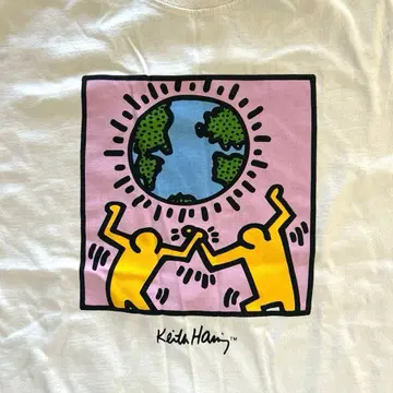 키스 해링 H&M 남성용 티셔츠 [ 미사용 ]