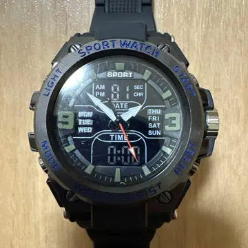 스포츠 워치 블랙 디지털