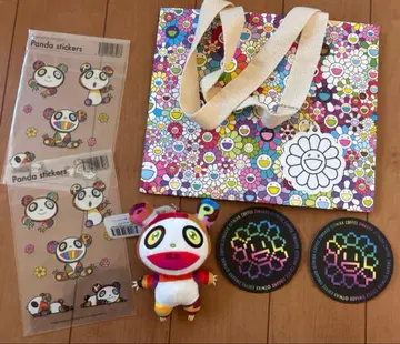 무라카미 다카시 카이카이키키 스티커 씰 키링 쇼핑백