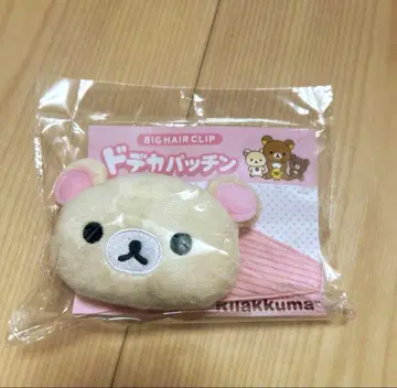 리락쿠마 코리락쿠마 헤어 액세서리 빅 패치 마스코트