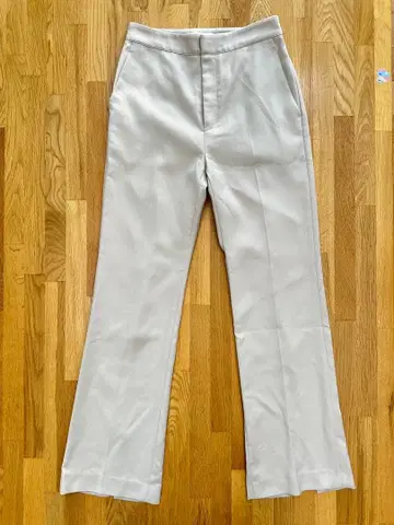 FRAY I.D 베이지 플레어 슬랙스