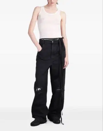 ann demeulemeester 25ss jeans