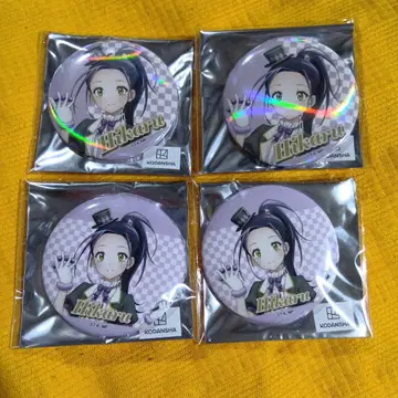 메달리스트 캔뱃지 오카자키 히카루 매지션 4개 세트