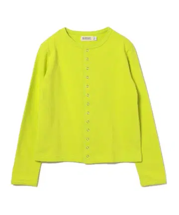 [ BEAMS BOY ] 링 도트 가디건 라임 1