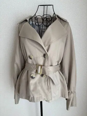 MURUA 미들 트렌치 백산 봄 코트 새상품급