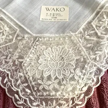 고급 레이스 WAKO 레이스 손수건 긴자 와코