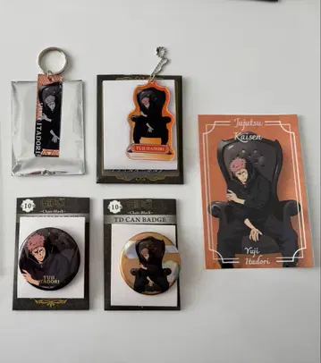 주술회전 플라자 PLAZA 이타도리 유우지 특전 아크릴 키링 캔뱃지