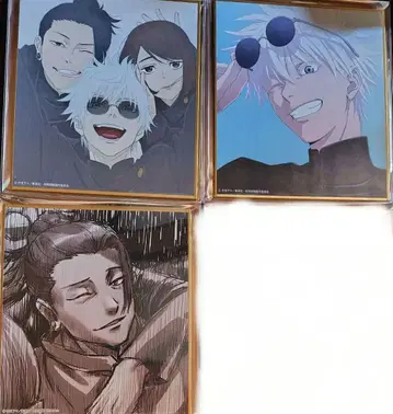 애니메이션 주술회전전 미니 색지 고죠, 게토, 이에이리