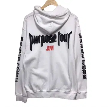 저스틴 비버 Purpose Tour Japan 후드티 M 사이즈