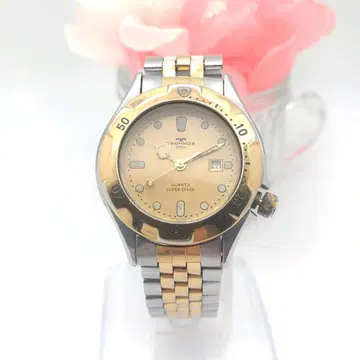 [작동품] 테크노스 슈퍼 다이버 쿼츠 손목시계 여성용 관리 803.