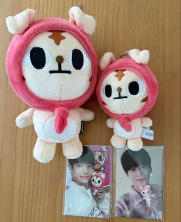 CRAVITY CCREW 런모 정모 봉제 인형 트레이딩 카드 세트