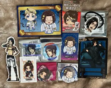 진격의 거인 한지 캔뱃지 카드 아크릴 키링 머리끈 브로마이드