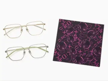 GOLD 직사각형 안경