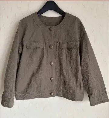 JUNKO SHIMADA PART2 카키 노카라 자켓